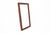 Rectangular Art Deco mirror from the 1940s, Poland. Dimensions: height 160 cm / width 80 cm