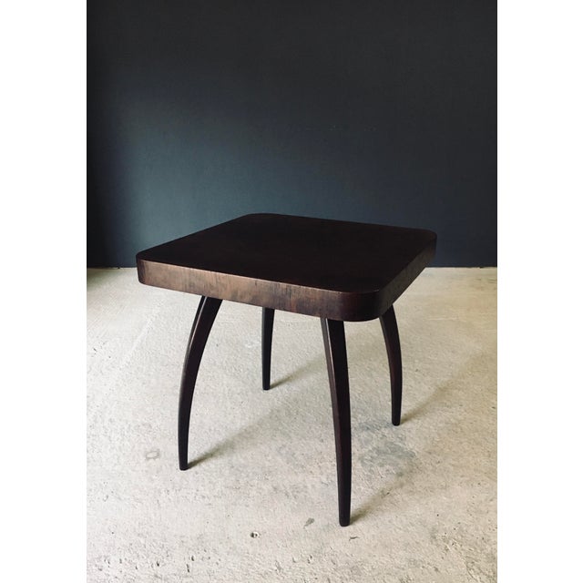 Wood Modernist Spider Table by Jindrich Halabala, Former Czechoslovakia, 1940s For Sale - Image 7 of 18