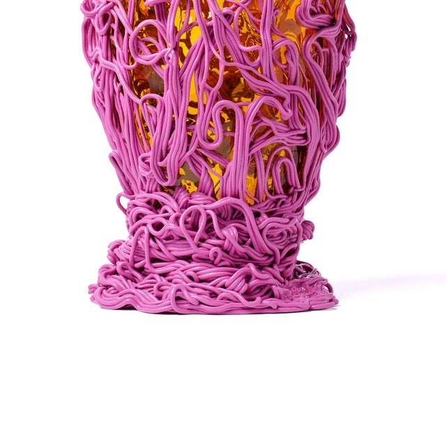 Not Yet Made - Made To Order Spaghetti Special Vase in Amber by Gaetano Pesce for Fish Design For Sale - Image 5 of 10