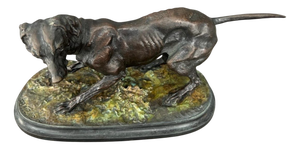After Pierre Jules Mene, Braco, 1920s, Bronze