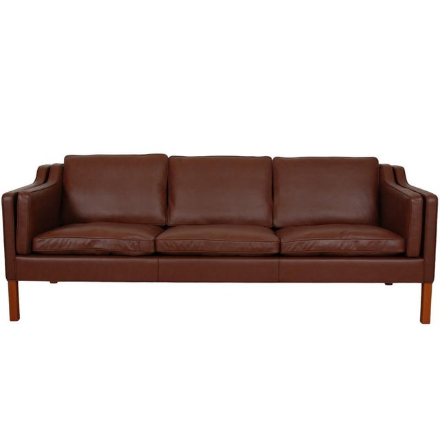 Model 2213 3-Seater Sofa in Bison Leather For Sale - Image 17 of 17