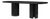 Zola Black Lacquer Oval Dining Table For Sale