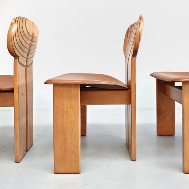 Africa ​​chairs by Tobia Scarpa for Maxalto, 1979, Set of 4 For Sale - Image 12 of 18