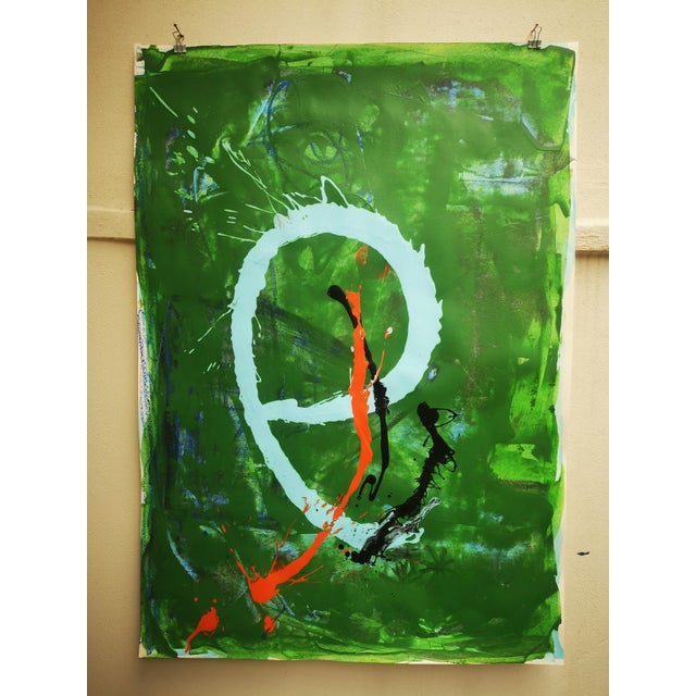 2020s Alice Maier, The 5th Element Series: No. 5, 2024, Acrylic on Paper For Sale - Image 5 of 10