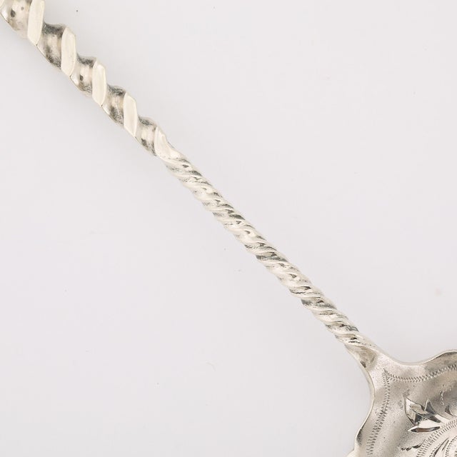 Metal Arts & Crafts Movement Sterling Silver Cake Server Signed Whiting Manufacturing For Sale - Image 7 of 9