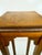 Vintage Rustic Wood Tall Plant Stand With Scalloped Brackets For Sale - Image 10 of 12