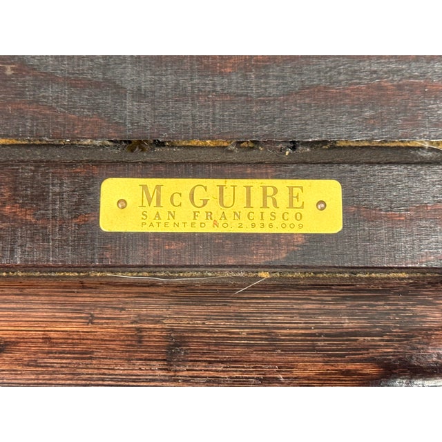 McGuire Furniture Bamboo Loveseat, Vintage. For Sale - Image 12 of 12