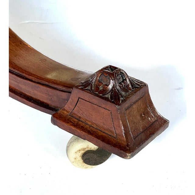 An English Burr Walnut and Marquetry Tilt-Top Oval Breakfast/Center Table For Sale - Image 12 of 13