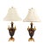 Traditional Mid 20th Century Pair of Vintage French Empire Revival Porcelain Urn Lamps, After Sèvres, With Gilt Bronze Mounts For Sale - Image 3 of 7