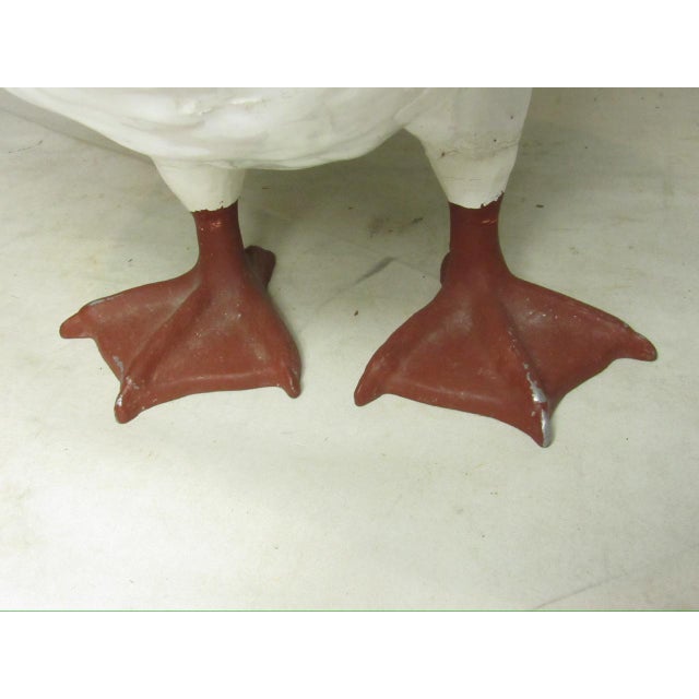 1980s Pair of Vintage French Ceramic Geese For Sale - Image 5 of 18