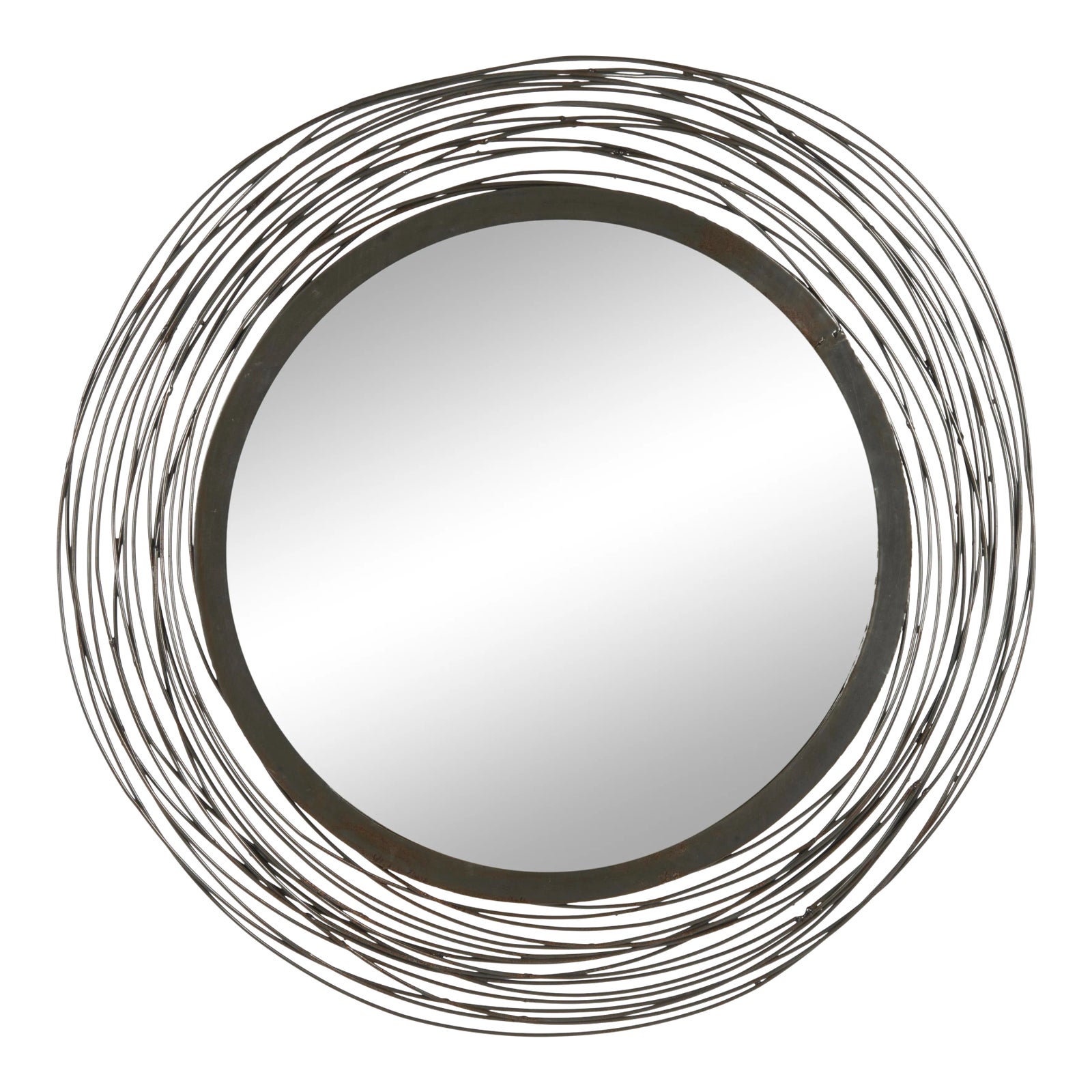 Wired Wall Mirror in Natural