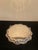 Hollywood Regency Vintage Silver Plated Engraved Footed Tray With Scalloped Edge For Sale - Image 3 of 14