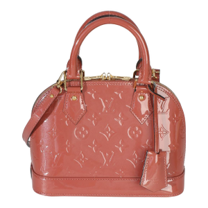 Rose Litchi Monogram Vernis Alma BB