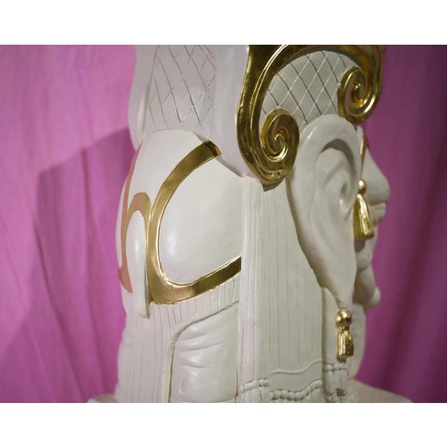 Vintage Ceramic Elephant Tables a Pair - Newly Refinished For Sale In Chicago - Image 6 of 10