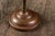 Bottle Green Antique Brass Faries Table Lamp With Verdelite Glass Shade For Sale - Image 8 of 8