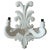 Vintage White Plaster "Flor de Lis" Wall Sconce after Dorothy Draper Style For Sale - Image 9 of 9