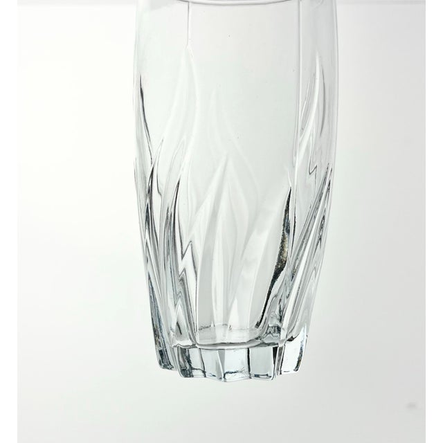 2000 - 2009 Anchor Hocking “Central Park, Clear” 6 Highball Tumbler Drinking Glasses For Sale - Image 5 of 7