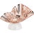 Metal New "Lilly/T" Handmade Sculpture Table Lamp in Copper and White Marble For Sale - Image 7 of 7