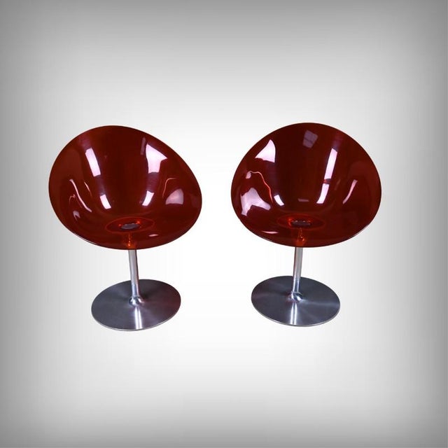 Eros Armchairs in Polycarbonate by Philippe Starck, 2001, Set of 2 For Sale - Image 11 of 11