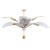 The Boca Chandelier is an elegantly modern take on vintage Florida style and captures the natural twists and turns of...