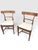 Rare Pair of Late 18th Century Directoire Penwork and Cherrywood Side Chairs, circa 1790. An exceptional, highly rare, and...