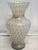 Italian Glass vase attributed to Barovier e Toso. The vase has a beautiful abstract pattern in celadon and bronze.