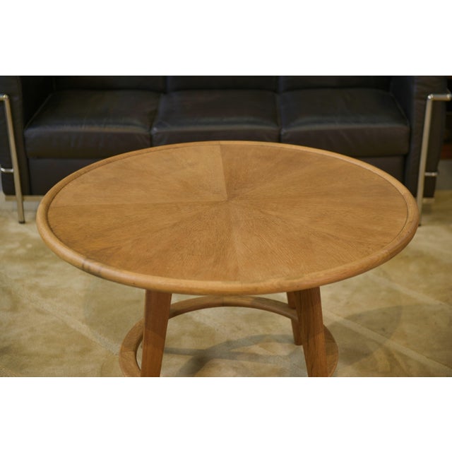Vintage Oak Side Table with Tapered Legs by Louis Majorelle, 1930s, in Very Good conditions. Designed 1920 to 1949 I have...