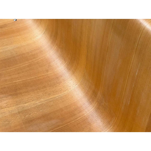 Bench in Laminated Beechwood with Tubular Steel Frame, 1960s For Sale - Image 10 of 18