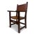 Vintage Spanish Walnut and Leather Armchair, 1950s For Sale - Image 16 of 16