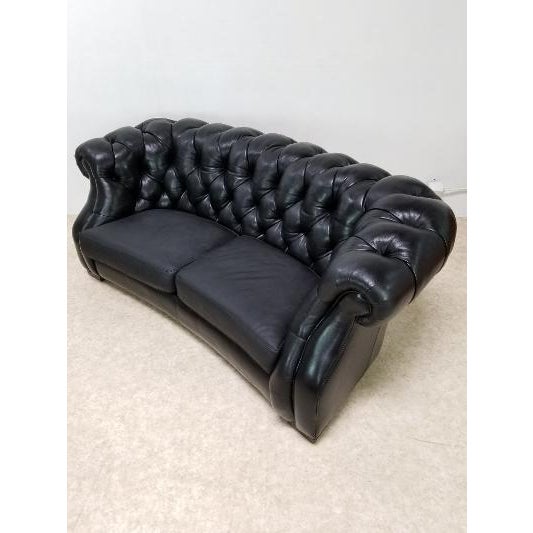 Leather Chesterfield Tufted Sofa by Hancock and Moore Chairish