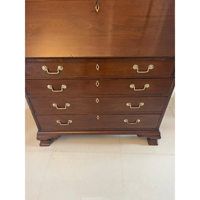 Antique George II Figured Mahogany Bookcase, 1740 For Sale - Image 18 of 18