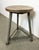Brown Industrial Grey Workshop Stool, 1960s For Sale - Image 8 of 18
