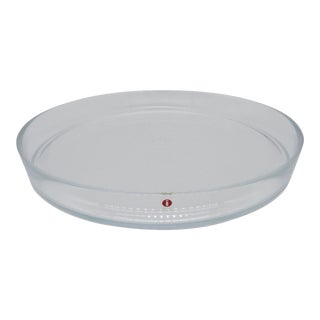 1990s Iittala Large Glass Tray For Sale