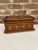 Folk Art Antique Early 20th Century Layered Tramp Art Folk Art Box With Floral Liner For Sale - Image 3 of 8