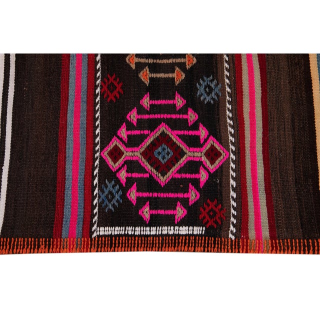 Mid-20th Century Vintage Killim Runner Rug 3 X 8 For Sale - Image 11 of 13