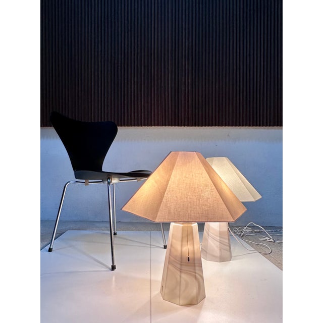Vintage Glass Art Table Lamps by Peill & Putzler, Germany, 1970s, Set of 2 For Sale - Image 9 of 18