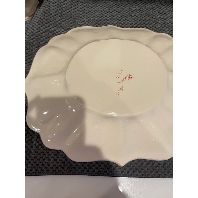 Vintage Italian Hand Painted Tureen With Underplate and Ladle For Sale - Image 9 of 11