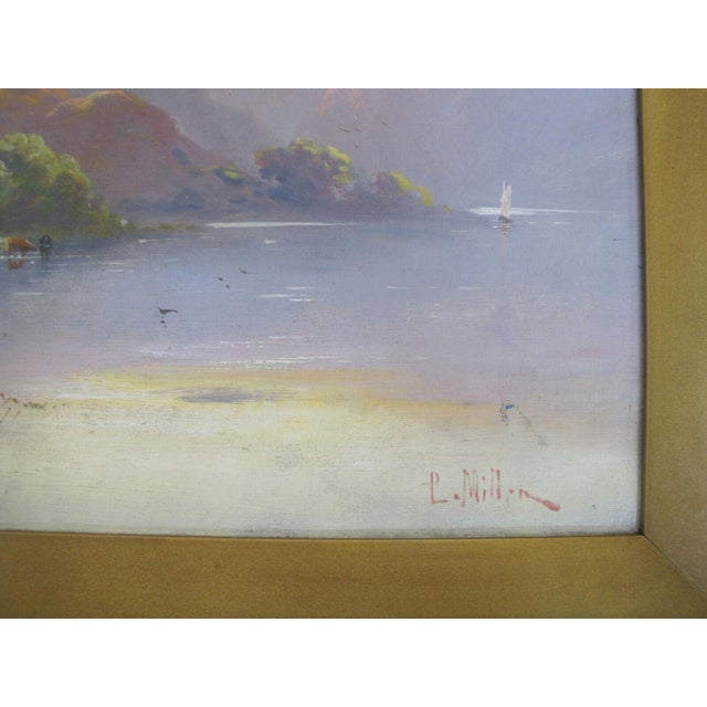 Rustic European Antique 19th Century Landscape Near Betws Y Coed Wales Uk Painting For Sale - Image 3 of 5