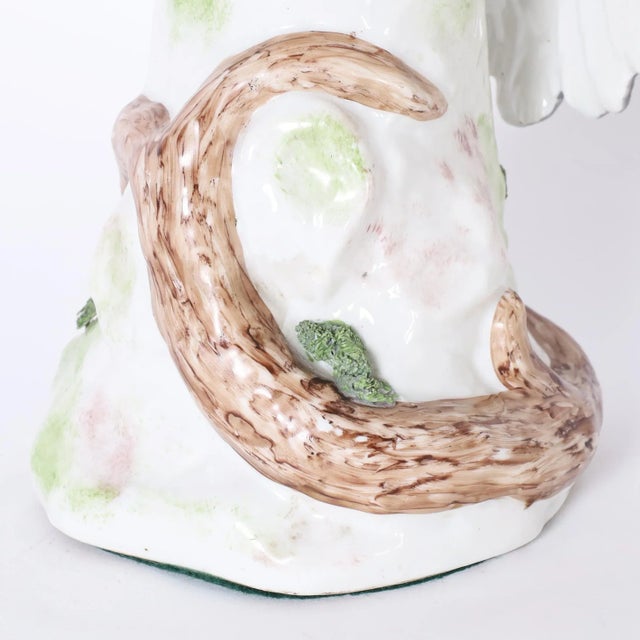 White German Porcelain Parrot For Sale - Image 8 of 9