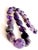 Large Amethyst Statement Necklace | Oversized Purple Gemstone Beads | Knotted Silk Cord | 304 Stainless Steel Clasp For Sale - Image 11 of 11