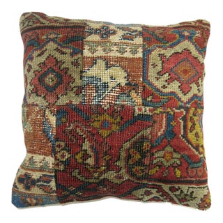 Patchwork Persian Pillow rug no. p3550 For Sale