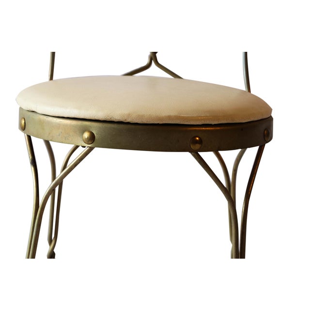 Vintage Wrought Iron Ice Cream Parlor Set | Chairish