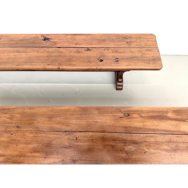 Oak Farm Benches, 1890s, Set of 2 For Sale - Image 18 of 18