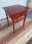 A Pennsylvania Turned Leg Red Wash Painted 1 Drawer Side Table, Circa 1840’s For Sale - Image 16 of 17