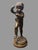 Bronze Antique Victorian Clodion 13.5" Figural Bronze Statue Sculpture Musician For Sale - Image 8 of 8