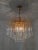 Murano Glass Teardrop Chandelier with Gilded Frame attributed to Paolo Venini, 1970s For Sale - Image 11 of 18