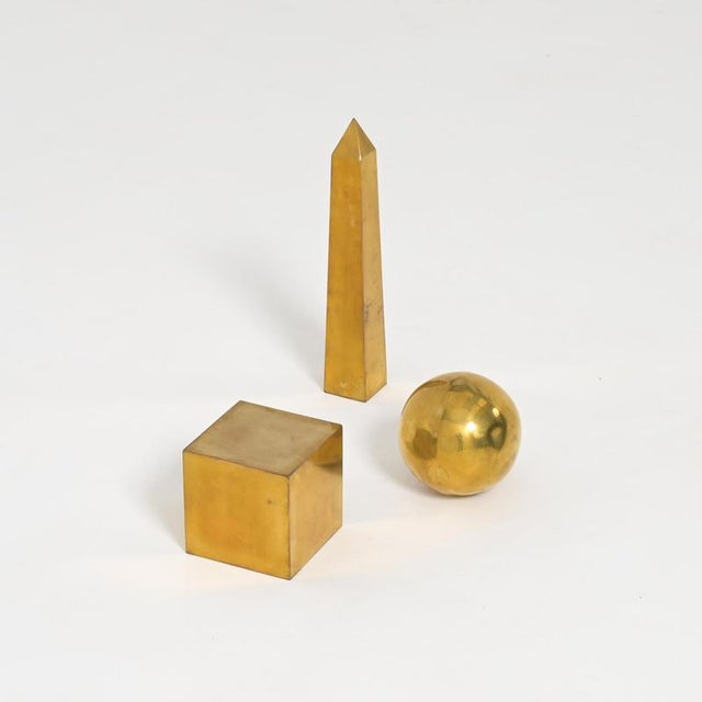 Brass Sculptures from Sarreid, Set of 3 For Sale - Image 18 of 18