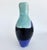 Mid 20th Century Large Substantial Modernist Studio Pottery Vase With Spout, Seafoam, Blue, Black For Sale - Image 5 of 7