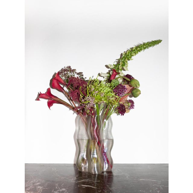 Medium Amber Magma Vase by Mana For Sale - Image 14 of 15