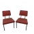Brick Red Vintage Mid Century Vinyl Lounge Chairs- A Pair For Sale - Image 8 of 8